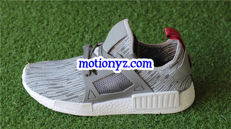 Adidas NMD XR1 Primeknit Grey Red Wine